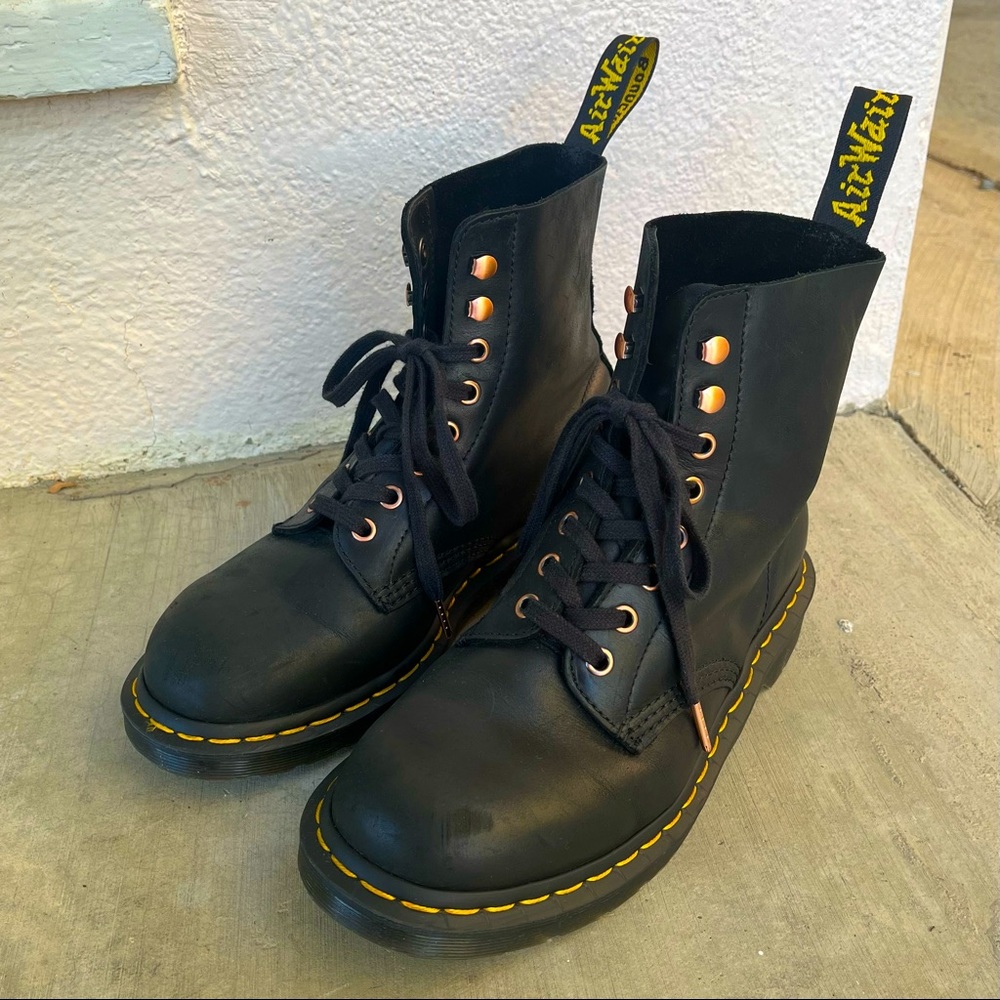 Dr Martens 1460 Pascal Soap Stone with Rose Gold Hardware